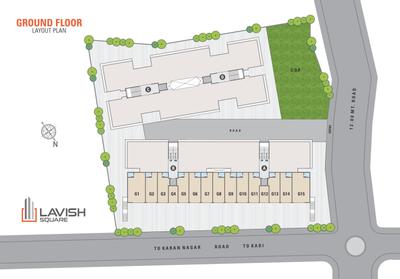 Image of 1035 Sq.ft 3 BHK Apartment / Flat for sale in Empire Lavish Square, Kadi, Mehsana for Rs. 5200000