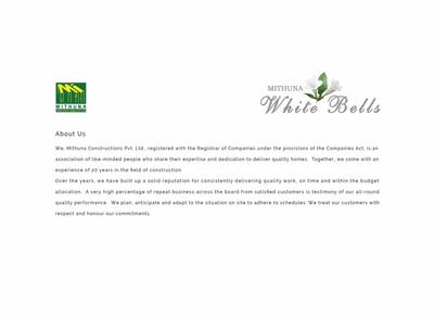 Mithuna White Bells Brochure 2