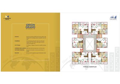 Image of 1170 Sq.ft 2 BHK Apartment / Flat for sale in Lotus Orion Grand, Bhawrasla, Indore for Rs. 6000000