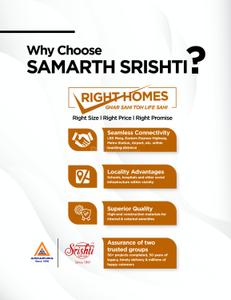 Image of 780 Sq.ft 2 BHK Apartment / Flat for sale in Samarth Srishti Phase 1 Wing B, Bhandup West, Mumbai for Rs. 14200000