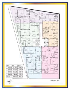 Image of 1385 Sq.ft 3 BHK Apartment / Flat for sale in SMK Jewel Island, Vaishali Nagar, Jaipur for Rs. 10000000