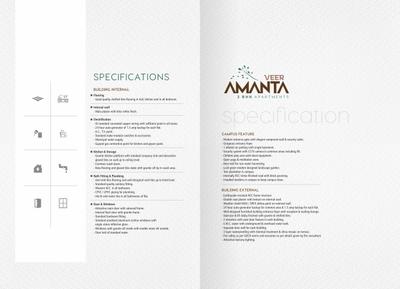 Image of 1345 Sq.ft 2 BHK Apartment / Flat for sale in Veer Amanta, Adajan Gam, Surat for Rs. 7397500