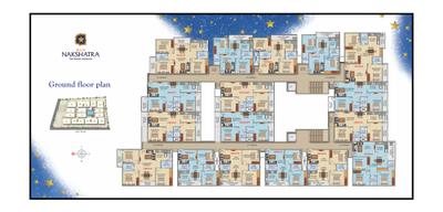 Image of 1206 Sq.ft 2 BHK Apartment / Flat for sale in SLV Nakshatra, Horamavu, Bengaluru for Rs. 8500000