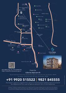 Image of 770 Sq.ft 1 BHK Apartment / Flat for sale in Gloria Greens, Airoli, Navi Mumbai for Rs. 8500000