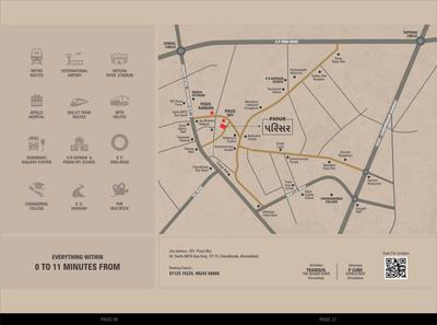 Image of 1300 Sq.ft 3 BHK Apartment / Flat for sale in Friends Pious Parisar, Chandkheda, Ahmedabad for Rs. 8500000