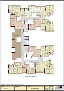 Image of 1105 Sq.ft 2 BHK Apartment / Flat for sale in Bhagwati Elysia III, Pushpak Nagar, Navi Mumbai for Rs. 8100000