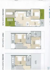 Image of 1300 Sq.ft 3 BHK Duplex for sale in Karunanidhi Tulsi Villa Square, Happy Nagar, Ankleshwar for Rs. 850000