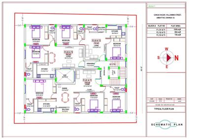 Image of 739 Sq.ft 2 BHK Apartment / Flat for sale in SP Sri Devi Homes, Ambattur, Chennai for Rs. 5500000