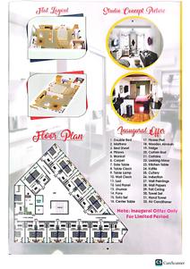 Image of 600 Sq.ft 1 RK Apartment / Flat for sale in Rehouse Krishna Orchid Studio Apartments, Sector 102, Noida for Rs. 2800000