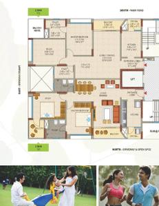 Image of 1250 Sq.ft 2 BHK Apartment / Flat for sale in DSK Garden Enclave, Kondhwa, Pune for Rs. 8500000