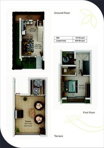 Image of 1200 Sq.ft 2 BHK Duplex for sale in VBHC 47 Rowland Park, Nandore, Mumbai for Rs. 6500000
