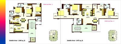 Image of 1340 Sq.ft 3 BHK Apartment / Flat for sale in Niwas Developers Niwas, Saiyed Vasna, Vadodara for Rs. 7000000