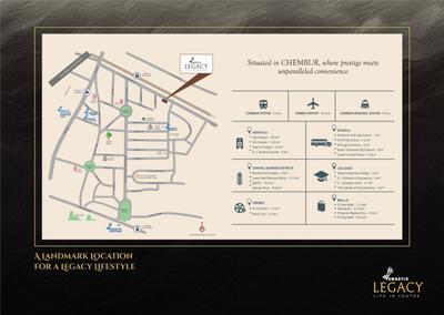 Image of 663 Sq.ft 2 BHK Apartment / Flat for sale in Swastik Legacy, Chembur, Mumbai for Rs. 18500000
