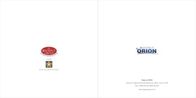 Regency Orion Brochure 15