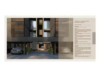 Image of 1750 Sq.ft 3 BHK Apartment / Flat for sale in Aaryan Embassy by Aaryan Builders, South Bopal, Ahmedabad for Rs. 9500000