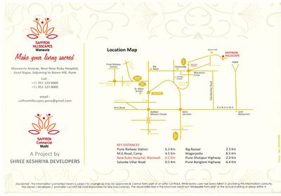 Image of 1692 Sq.ft 3 BHK Apartment / Flat for sale in Shree Keshriya Saffron Hillscapes, Mohammed Wadi, Pune for Rs. 11600000