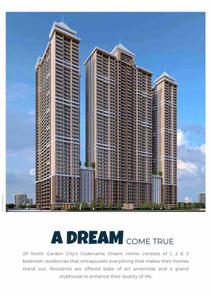 Image of 644 Sq.ft 1 BHK Apartment / Flat for sale in JP Codename Dream Home Tower C, Mira Road East, Mira Bhayandar for Rs. 7250000