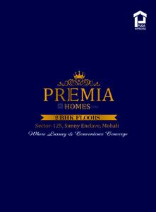 Image of 1000 Sq.ft 2 BHK Apartment / Flat for sale in R K Premia Homes, Kharar, Mohali for Rs. 520000