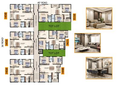 Image of 1440 Sq.ft 3 BHK Apartment / Flat for sale in Sai Ram Grand, Sujatha Nagar, Visakhapatnam for Rs. 6000000