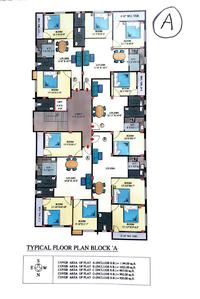 Image of 800 Sq.ft 2 BHK Apartment / Flat for sale in Panchmukhi Manohar Towers, Chinsurah, Hooghly for Rs. 2900000