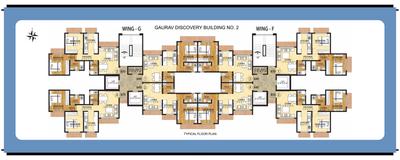 Image of 580 Sq.ft 1 BHK Apartment / Flat for sale in Vidhi Gaurav Discovery, Malad West, Mumbai for Rs. 6900000