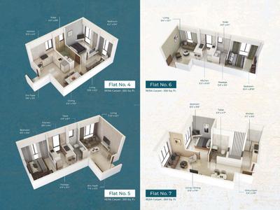 Image of 430 Sq.ft 1 BHK Apartment / Flat for sale in Ocean View, Andheri West, Mumbai for Rs. 12000000