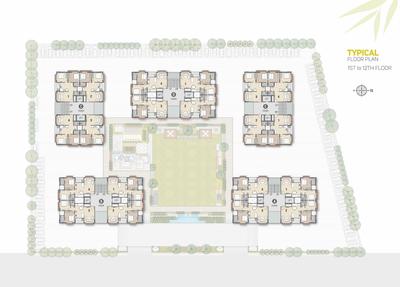 Image of 1125 Sq.ft 2 BHK Apartment / Flat for sale in Shtapatya Infinity Park, Choryasi, Surat for Rs. 3800000