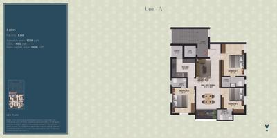 Image of 2078 Sq.ft 3 BHK Farm House for sale in Aalaya, Koyambedu, Chennai for Rs. 30700000