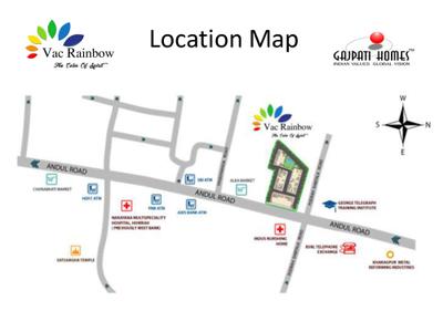 Image of 1268 Sq.ft 3 BHK Apartment / Flat for sale in Vac Rainbow, Mourigram, Howrah for Rs. 6200000