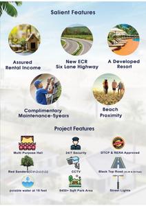 Image of 2400 Sq.ft Residential Plot / Land for sale in MRL Natures Enclave, Koovathur, Chennai for Rs. 4320000