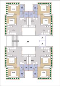 Image of 1275 Sq.ft 2 BHK Apartment / Flat for sale in Yogeshwar Akshar Elite, Ghuma, Ahmedabad for Rs. 5300000