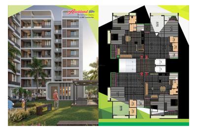 Image of 1440 Sq.ft 2 BHK Apartment / Flat for sale in Maruti Auckland Hills, Hanspura, Ahmedabad for Rs. 5000000
