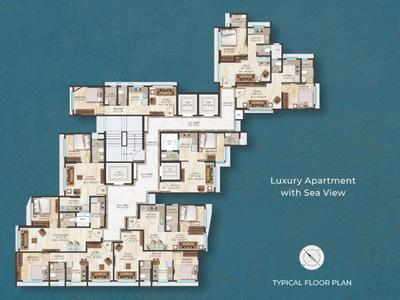 Image of 430 Sq.ft 1 BHK Apartment / Flat for sale in Ocean View, Andheri West, Mumbai for Rs. 12000000