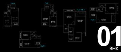 Image of 725 Sq.ft 1 BHK Apartment / Flat for sale in Shree Sai Aalap Heights, Devdham, Umargam for Rs. 1600000