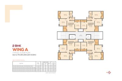 Image of 980 Sq.ft 2 BHK Apartment / Flat for sale in Choice Goodwill Fabian, Lohegaon, Pune for Rs. 6500000