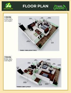 Image of 2370 Sq.ft 3.5 BHK Apartment / Flat for sale in Anirudh Vansihka Greens by Anirudh Land Promoters Pvt Ltd, Canal Road, Dehradun for Rs. 22500000