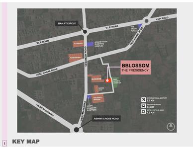 Image of 3600 Sq.ft 4 BHK Apartment / Flat for sale in SL Bblossom The Presidency, Vesu, Surat for Rs. 19623600