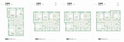 Image of 1200 Sq.ft 2 BHK Apartment / Flat for sale in Infocity Emerald, Hafeezpet, Hyderabad for Rs. 10000000
