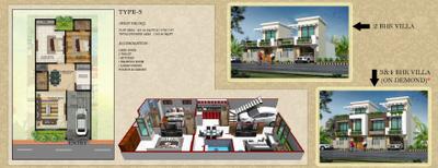 Image of 1050 Sq.ft 2 BHK Apartment / Flat for sale in Rishi Krishna Residency, Arjunganj, Lucknow for Rs. 4900000
