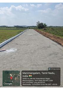 Image of 760 Sq.ft Residential Plot / Land for sale in Budget Sai M S Subbulakahmi Nagar, Manimangalam, Chennai for Rs. 2310000