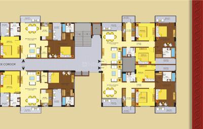 Image of 1447 Sq.ft 3 BHK Apartment / Flat for sale in Fairdeal Indraprastha Residency, Amausi, Lucknow for Rs. 9705758