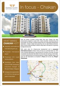 Image of 685 Sq.ft 2 BHK Apartment / Flat for sale in Xrbia Eiffel City Chakan Ph1, Chakan, Pune for Rs. 3300000