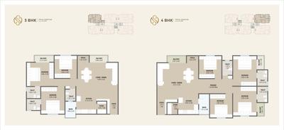 Image of 1000 Sq.ft 3 BHK Apartment / Flat for sale in Maruti Shivalay Luxuria, Waghodia Road, Vadodara for Rs. 6800000