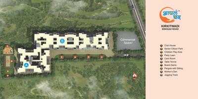 Image of 950 Sq.ft 2 BHK Apartment / Flat for sale in Maple Aapla Ghar Kirkatwadi, Dhayari, Pune for Rs. 4200000