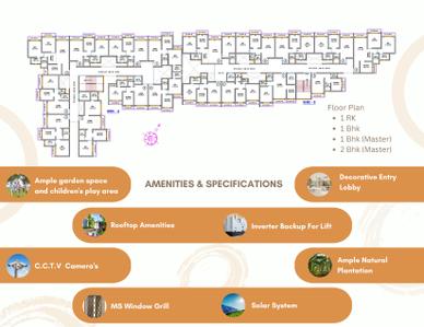 Image of 680 Sq.ft 1 BHK Apartment / Flat for sale in Sai Mauli, Titwala, Thane for Rs. 3000000