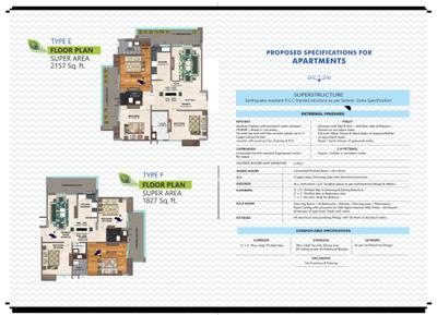 Image of 2156 Sq.ft 3 BHK Apartment / Flat for sale in Swastik Shri Krishna Residency, Majra, Dehradun for Rs. 17000000