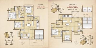 Image of 1066 Sq.ft 2 BHK Apartment / Flat for sale in Shreem Galaxy, Bhayli, Vadodara for Rs. 2600000