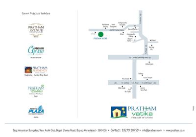 Image of 1700 Sq.ft 3.5 BHK Villa for sale in Pratham Vatika, Bopal, Ahmedabad for Rs. 16000000