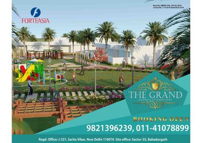 Image of 1259 Sq.ft Residential Plot / Land for sale in True Villas Forteasia The Grand, Mahavir Park, Bahadurgarh for Rs. 10100000