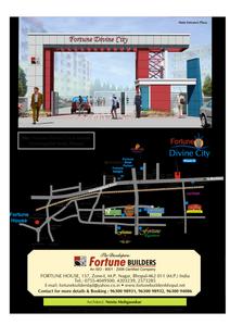 Image of 1139 Sq.ft 3 BHK Apartment / Flat for sale in Fortune Divine City Phase II, Misrod, Bhopal for Rs. 4400000